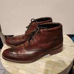 Cole Haan Liam Chukka II wingtip leather ankle boots